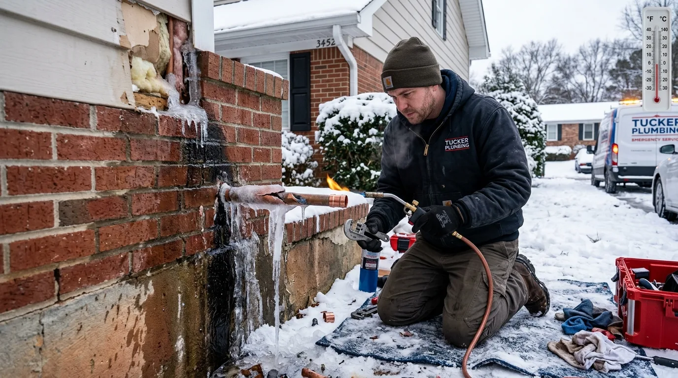 What to Do When a Pipe Bursts in Marietta This Winter