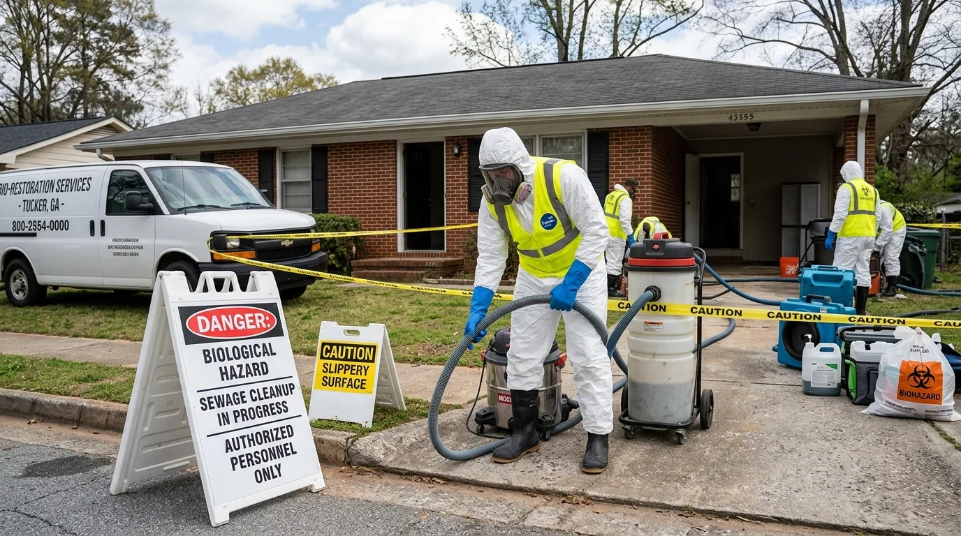 Sewage Backup Cleanup in Marietta, GA: Health Risks & Solutions